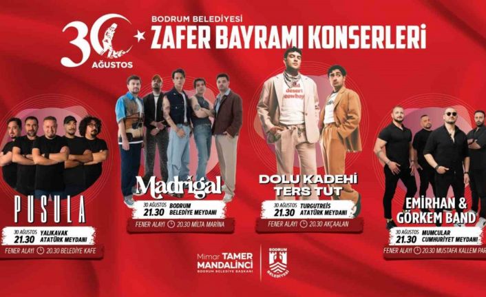 Bodrum, Zafer Bayramı’na hazırlanıyor