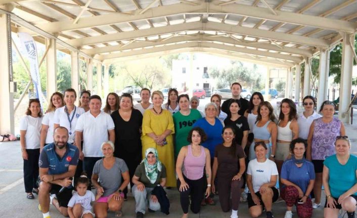 Bodrum’da açık hava spor günü