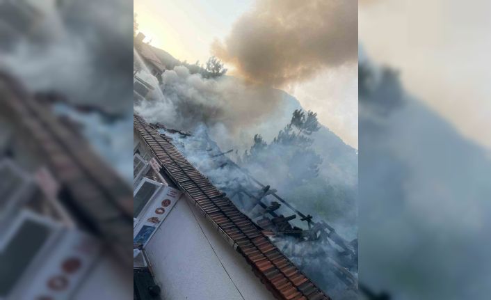 Bolu’da ekmek teknesi yanarak kül oldu