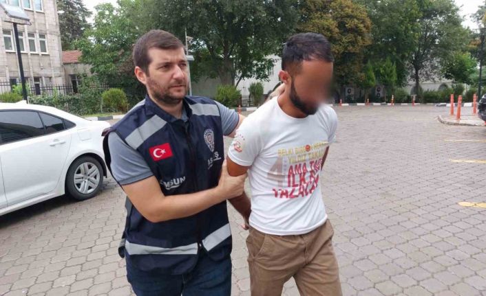 Borcuna karşılık çaldığı araçla kaçarken yakalandı
