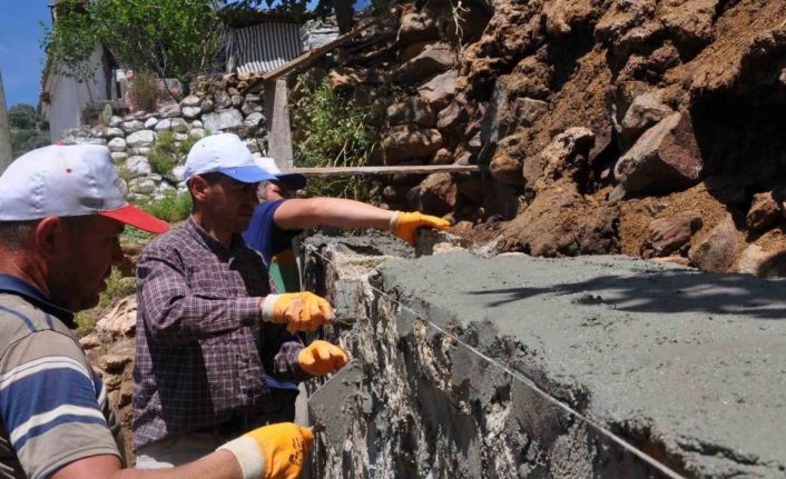 Bozdoğan Belediyesi, Kazandere’ye kalıcı çözüm sundu