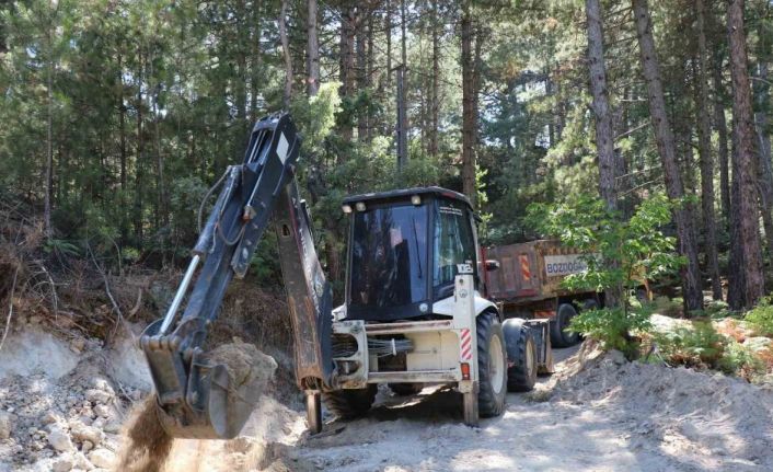 Bozdoğan’da yayla yollarında çalışma başlatıldı
