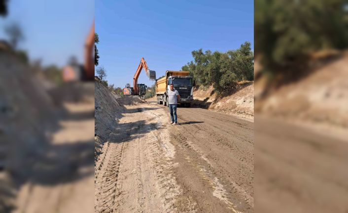 Bozdoğan’da yol çalışmaları sürüyor