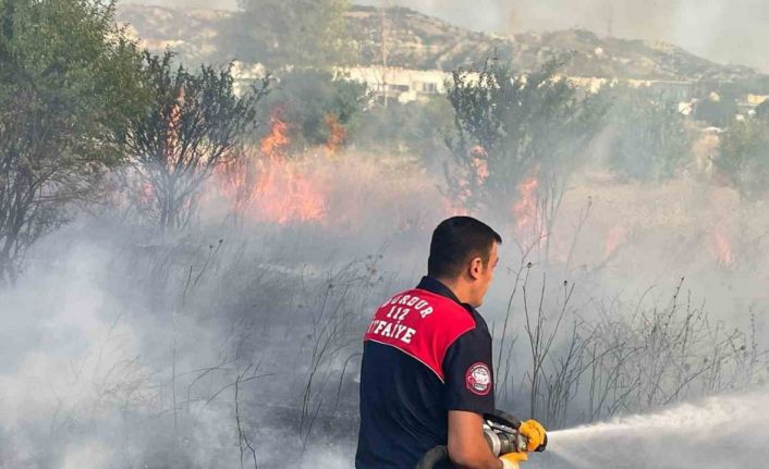 Burdur’da arazi yangınında 50 dönüm alan zarar gördü