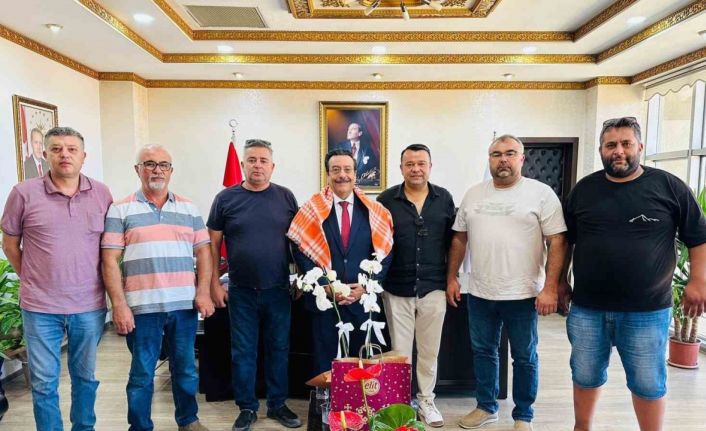 Burhaniye deveciler derneğinden Kaymakam Atilla’ya ziyaret