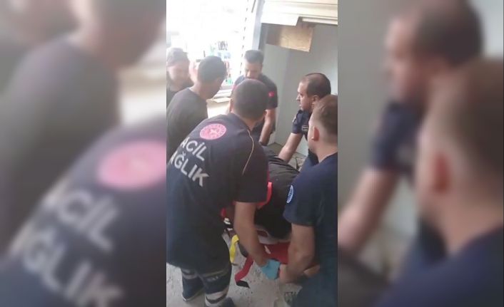 Bursa’da asansörde korkulu anlar: 1 yaralı