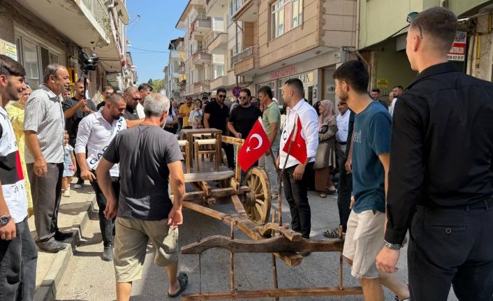 Bursa’da ilginç düğün geleneği