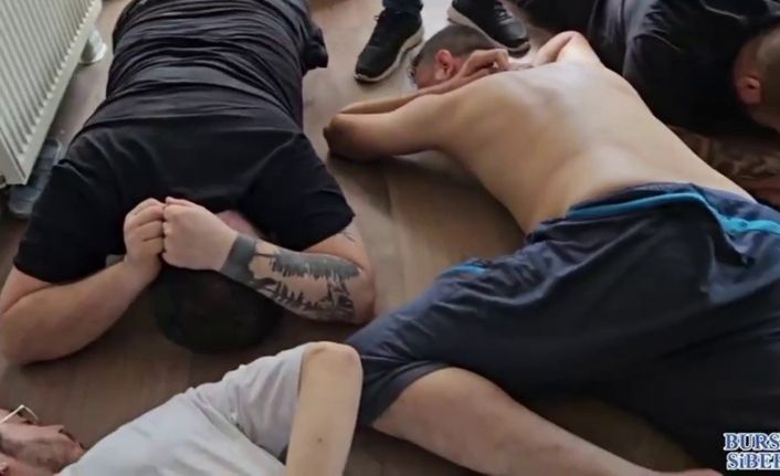 Bursa’da online bahis çetesine darbe: Lüks ofise baskın, 7 tutuklama