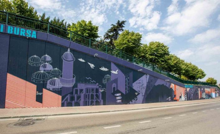 Bursa’nın turizm haritası duvarlarda canlanıyor