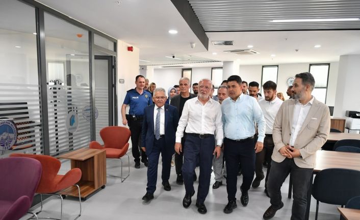 Büyükşehir’in 110 milyon TL’lik Talas Mevlana Sosyal Yaşam Merkezi tanıtıldı