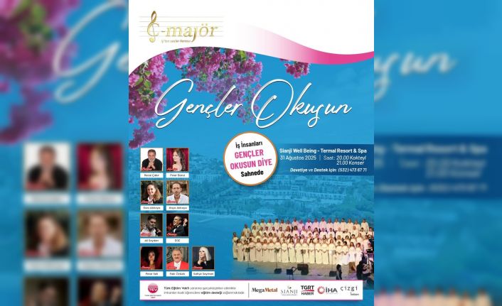 C-Majör Türkiye İş’ten Sesler Korosu 15. yardım konseri için Bodrum’da sahnede