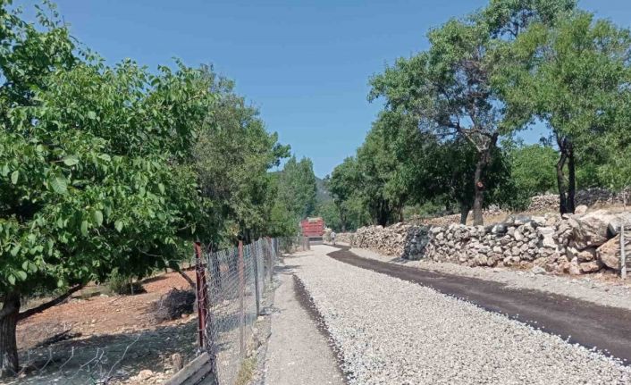 Çameli Belediyesi kendi imkanlarıyla altyapı çalışmalarını devam ediyor