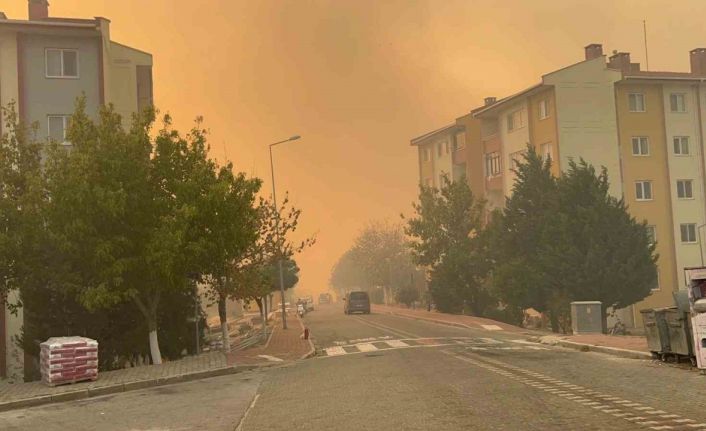 Çanakkale şehir merkezi dumanlara teslim oldu, sokaklar boşaltılıyor