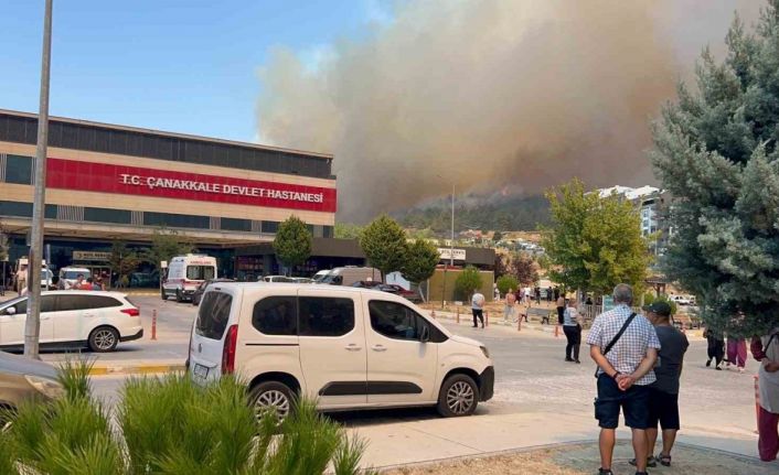 Çanakkale Valiliği açıkladı: Hastane kısmen tahliye edildi