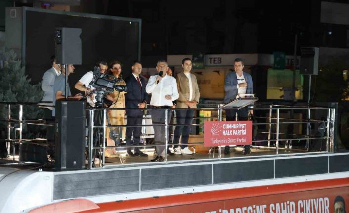 CHP Genel Başkanı Özel, Aksaray’da mitinge katıldı