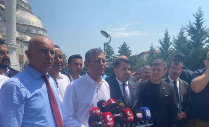 CHP Genel Başkanı Özel: "Doğruya doğru diyeceğiz, yanlışa yanlış diyeceğiz"