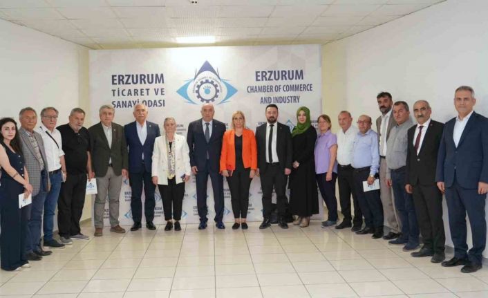 CHP heyetinden ETSO Başkanı Saim Özakalın’a ziyaret