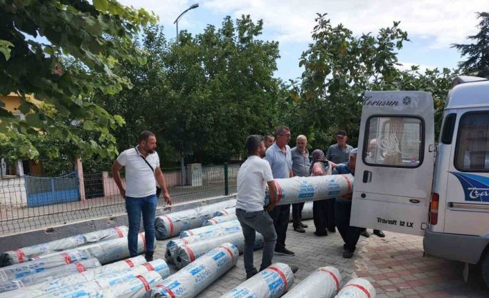 Çiftçilere sera naylonu desteği