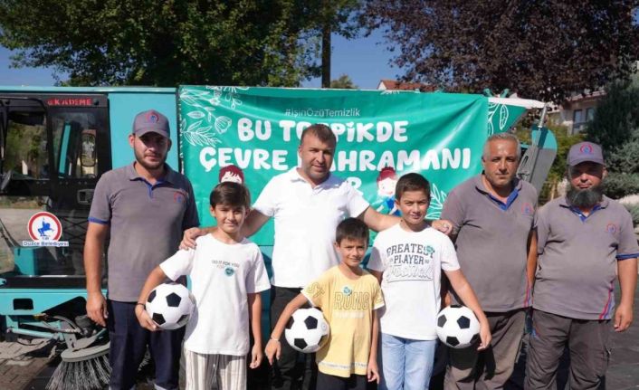 Çocuklar büyüklere örnek oldu