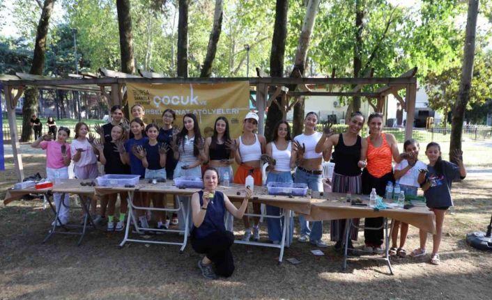 Çocuklar sanatla doğayı keşfetti