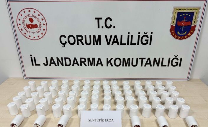 Çorum’da jandarmadan uyuşturucu operasyonu: 2 tutuklama