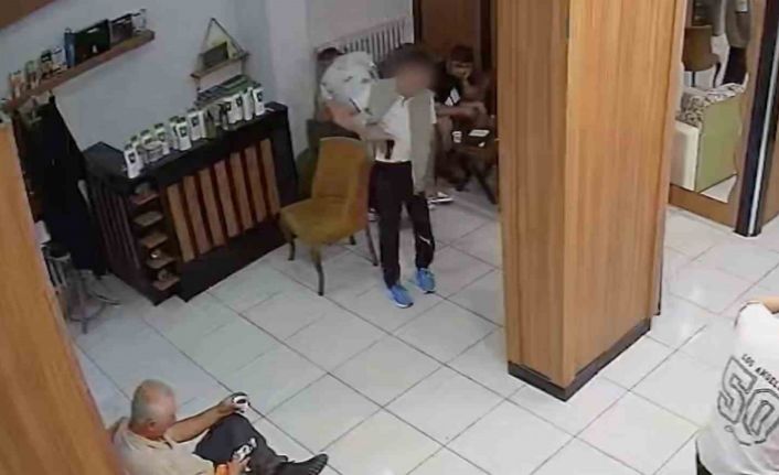 Çorum’da kuaför salonundaki silahlı saldırı kamerada