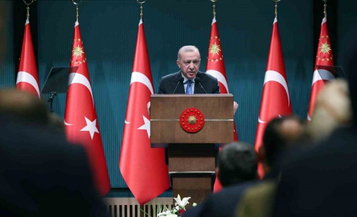 Cumhurbaşkanı Erdoğan: "Ülkemizin çeşitli ayak oyunlarıyla denklem dışına itilmesine asla müsaade etmeyeceğiz"