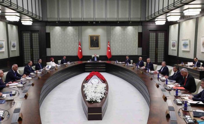 Cumhurbaşkanlığı Kabinesi, Cumhurbaşkanı Recep Tayyip Erdoğan başkanlığında Beştepe’de toplandı.