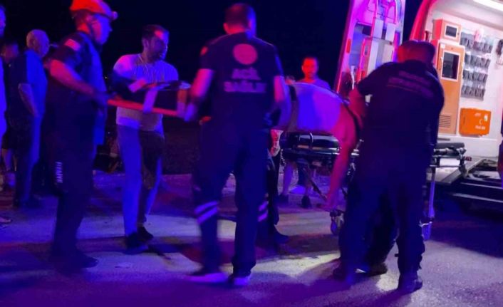 Damadının aracıyla kaçan adam tarlaya uçtu