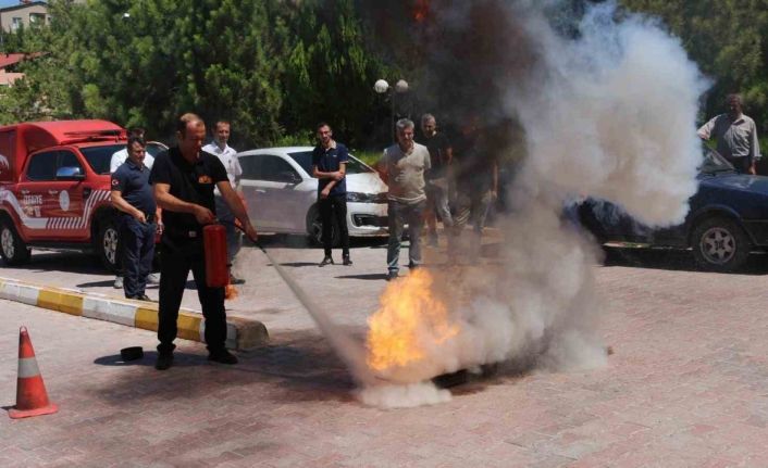 Darende’de afet farkındalık eğitimi ve yangın tatbikatı gerçekleştirildi