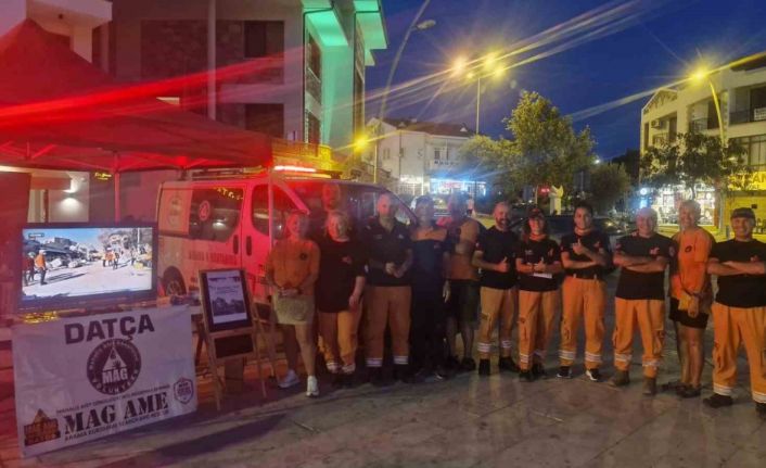 Datça’da 17 Ağustos Marmara Depremi unutulmadı