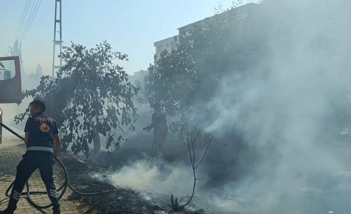 Defne’de çadır yangını