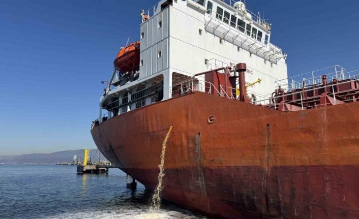 Denizi kirleten gemiye suçüstü