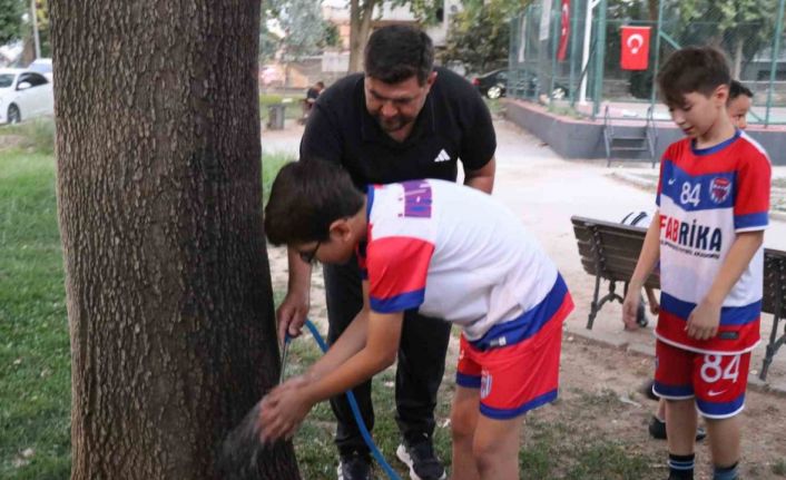 Denizli’de taşıma suyla antrenman çilesi