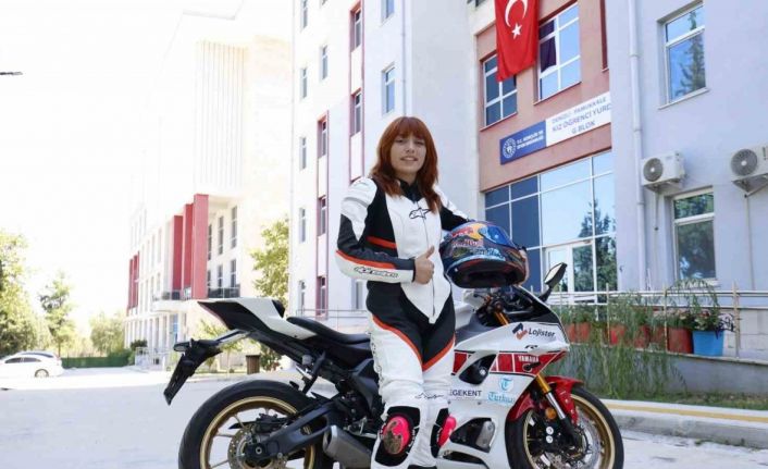 Denizlili motorsikletçi hedef büyüttü