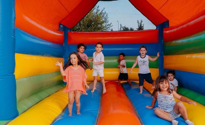 Didimli çocuklar yaz şenliklerinde doyasıya eğlendi