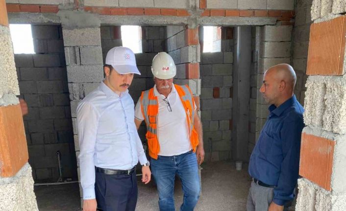 Digor’da Cami yapımı devam ediyor