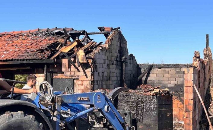 Domaniç’te hızar atölyesinde yangın