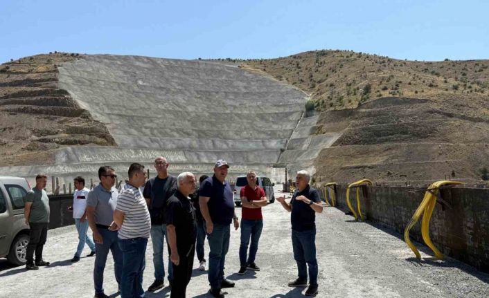 DSİ 18. Bölge Müdürü Erkan, Başören Tekke Kavaklı Barajı’nda incelemelerde bulundu