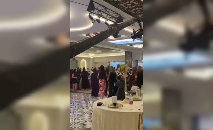 Düğün salonunda çıkan kavgada bir kadın kalp kriz geçirerek hayatını kaybetti