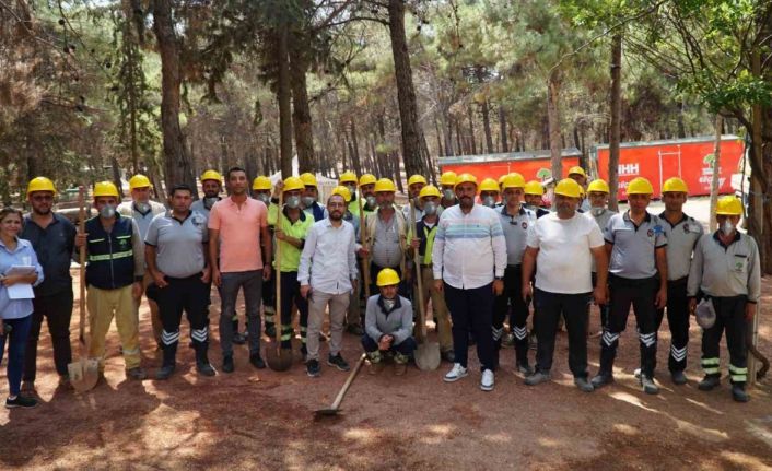 Dülük Tabiat Parkı’nda orman yangını tatbikatı