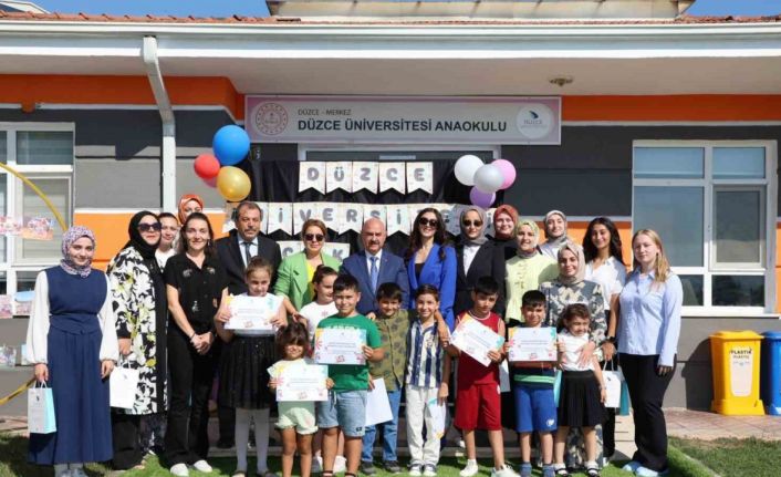 Düzce Üniversitesi Anaokulu Çocuk Kampüsü Kapanış Programı Gerçekleştirildi