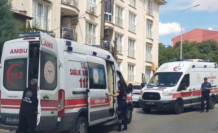 Edirne’de korkunç kaza kamerada