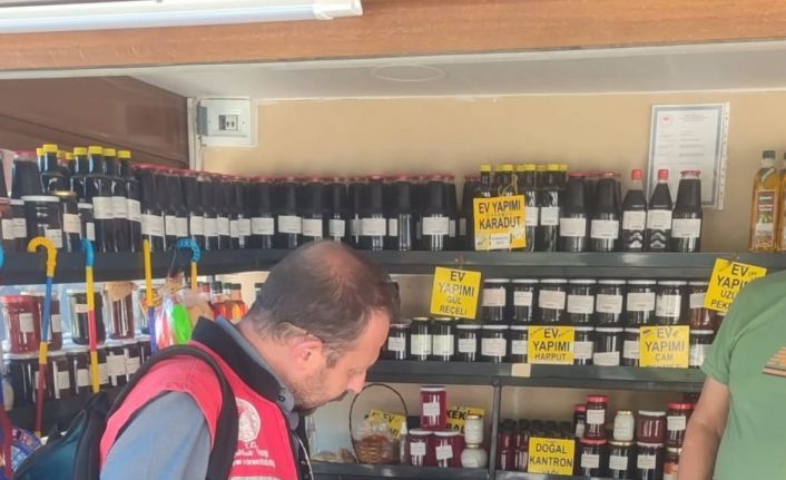 Edremit’te seyyar tezgahlarda gıda denetimi
