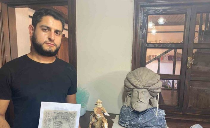 Eğitim almadan doğuştan gelen yeteneğiyle yaptığı eserler görenleri şok ediyor