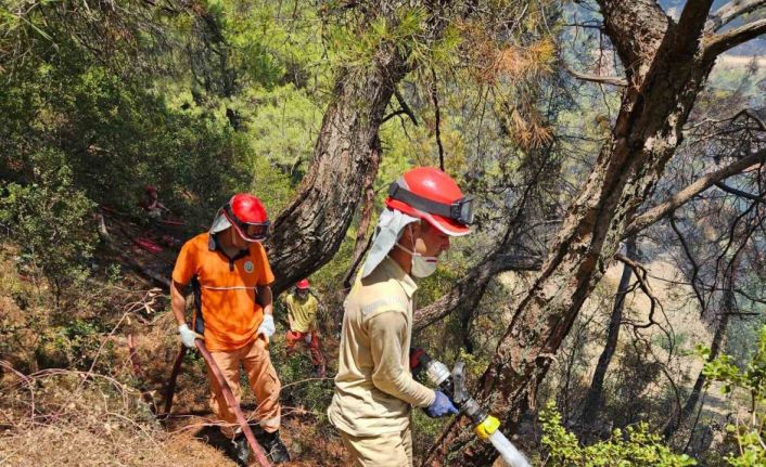 Ekipler zamanla yarıştı, önce alevlere sonra köylülerin yüreklerine su serptiler