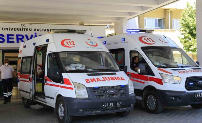 Elazığ’da birinci kattan düşen 2 yaşındaki bebek yaralandı