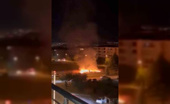 Elazığ’da çıkan yangın söndürüldü