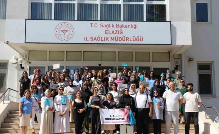 Elazığ’da Dünya Emzirme Haftası etkinlikleri