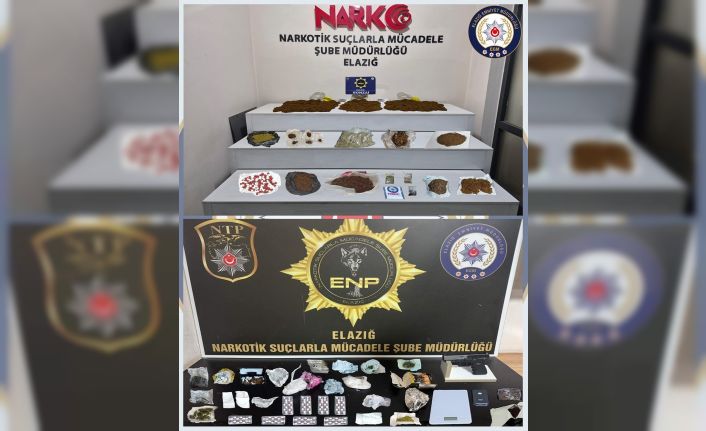 Elazığ’da uyuşturucu operasyonu: 5 şüpheli tutuklandı